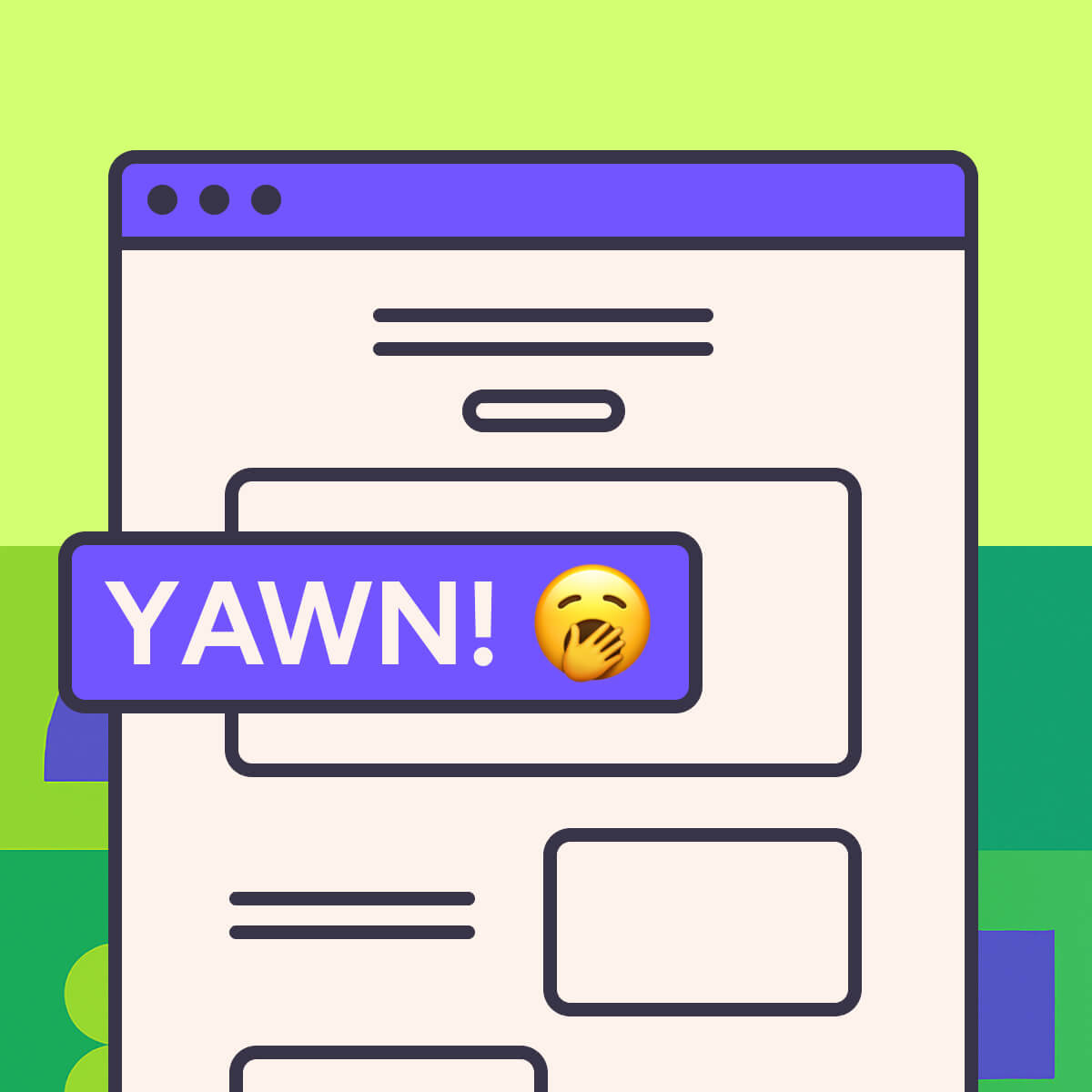 Break the mould of a typical SaaS landing page feature image